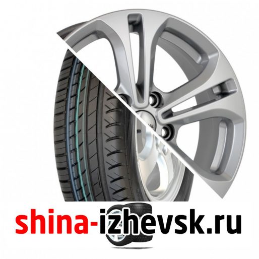 Колесо в сборе Viatti Strada (V-130) 205/55 R16 V 91 + СКАД KL-271 KIA Ceed 6.5xR16 5×114.3 ET50 DIA67.1 Серебристый в Ижевске